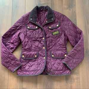 barbour childrens quilted jacket